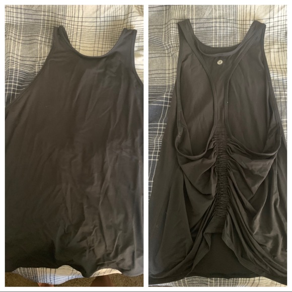 NWOT BLACK LULU TANK - Picture 2 of 2